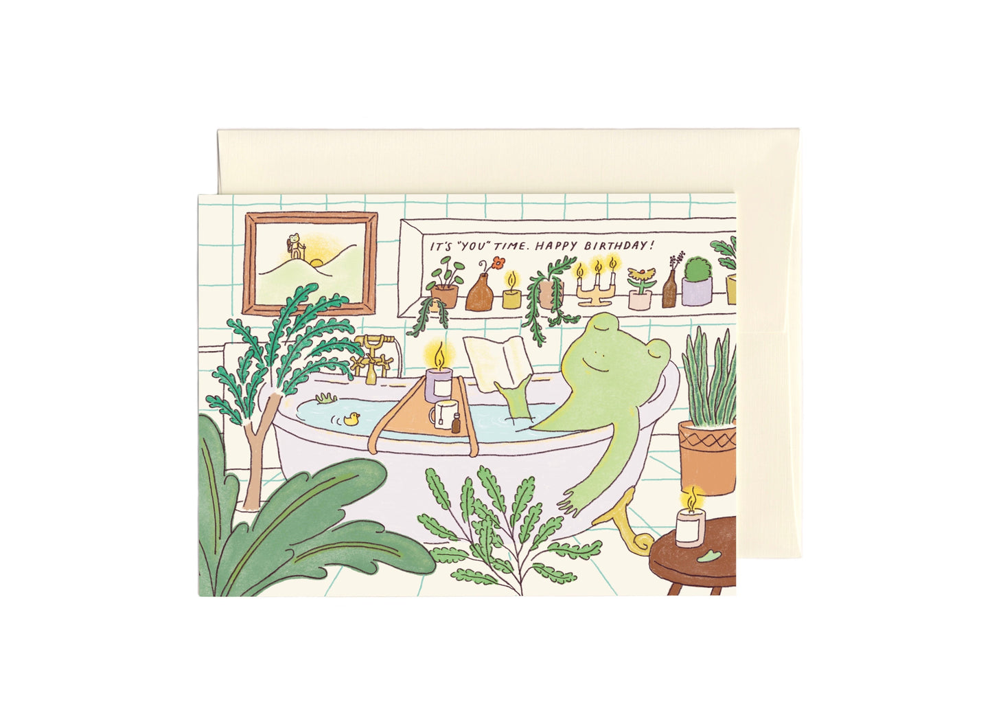 Birthday Card - Bath Time