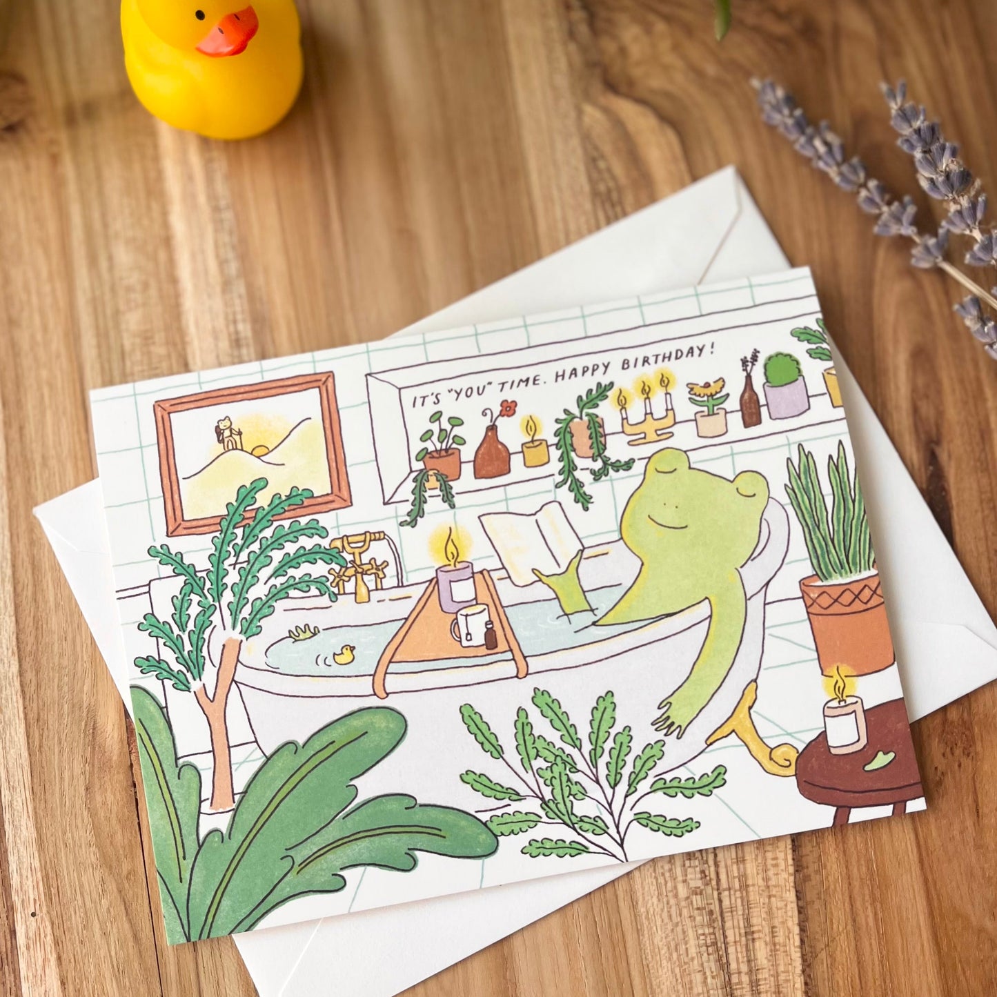 Bath Time - Birthday Card