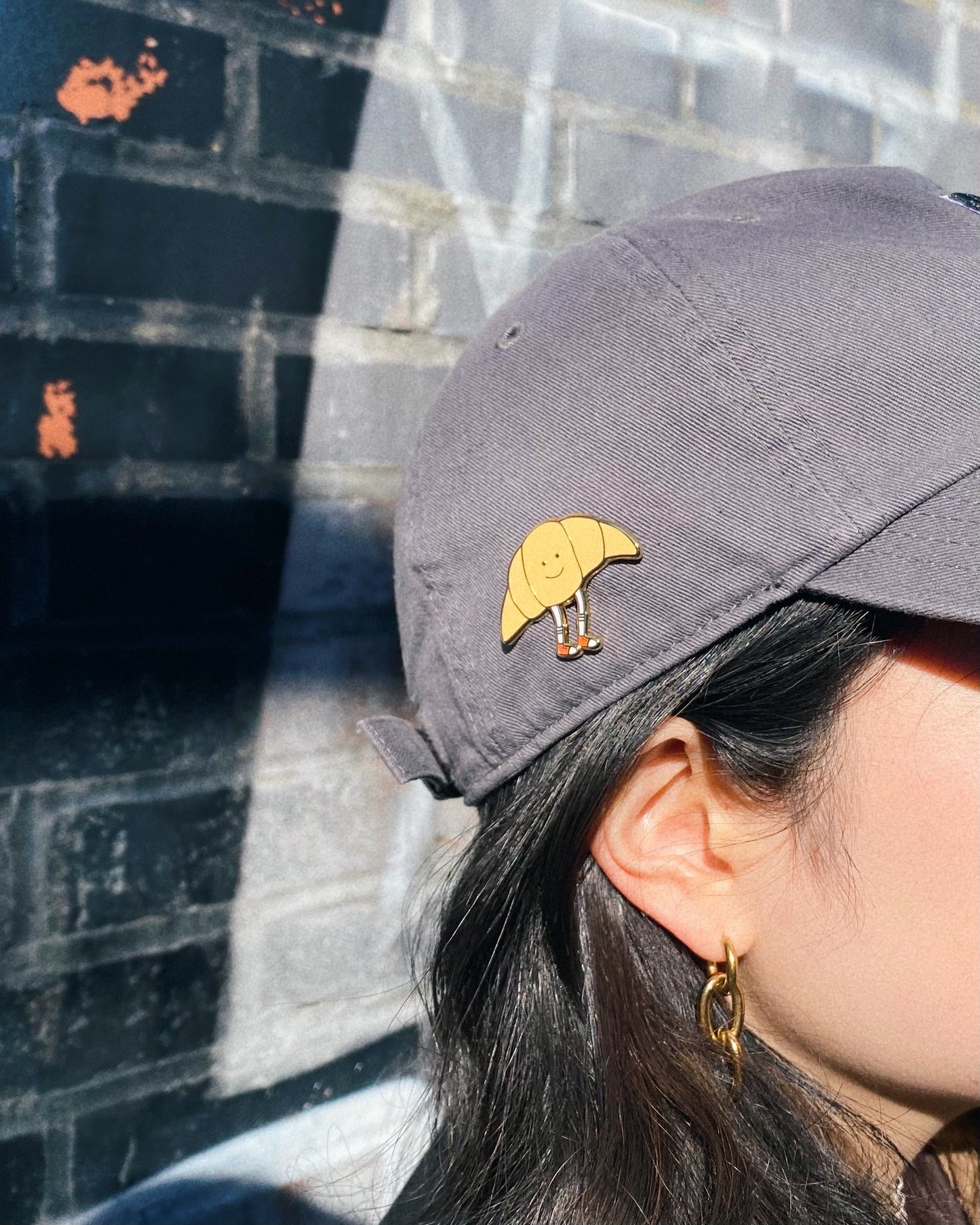 Mr. Croissant Pin