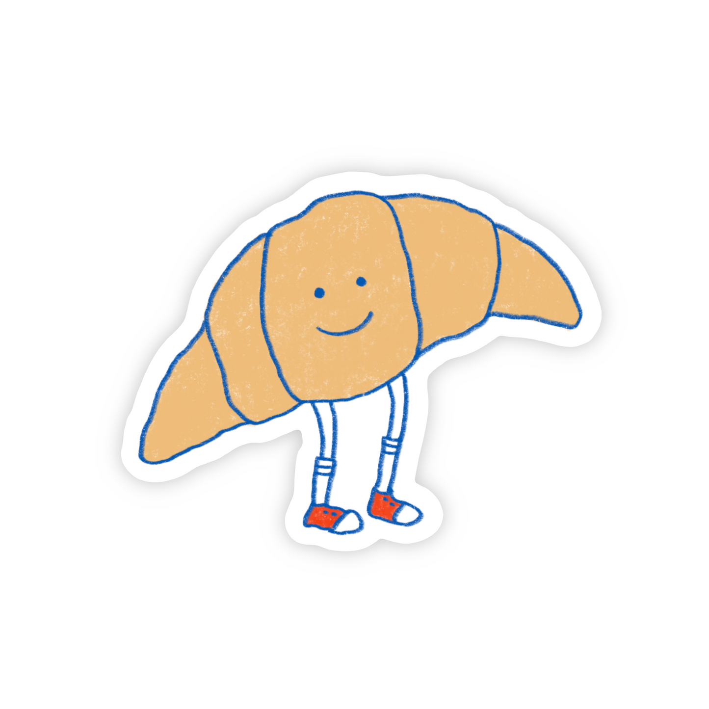 Mr. Croissant Sticker