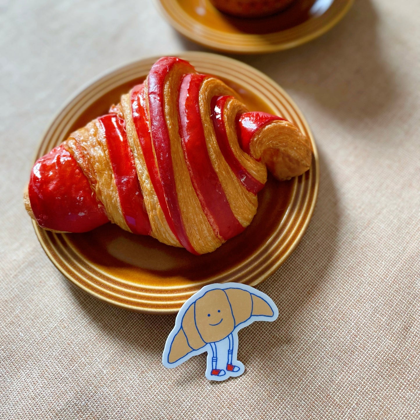 Mr. Croissant Sticker