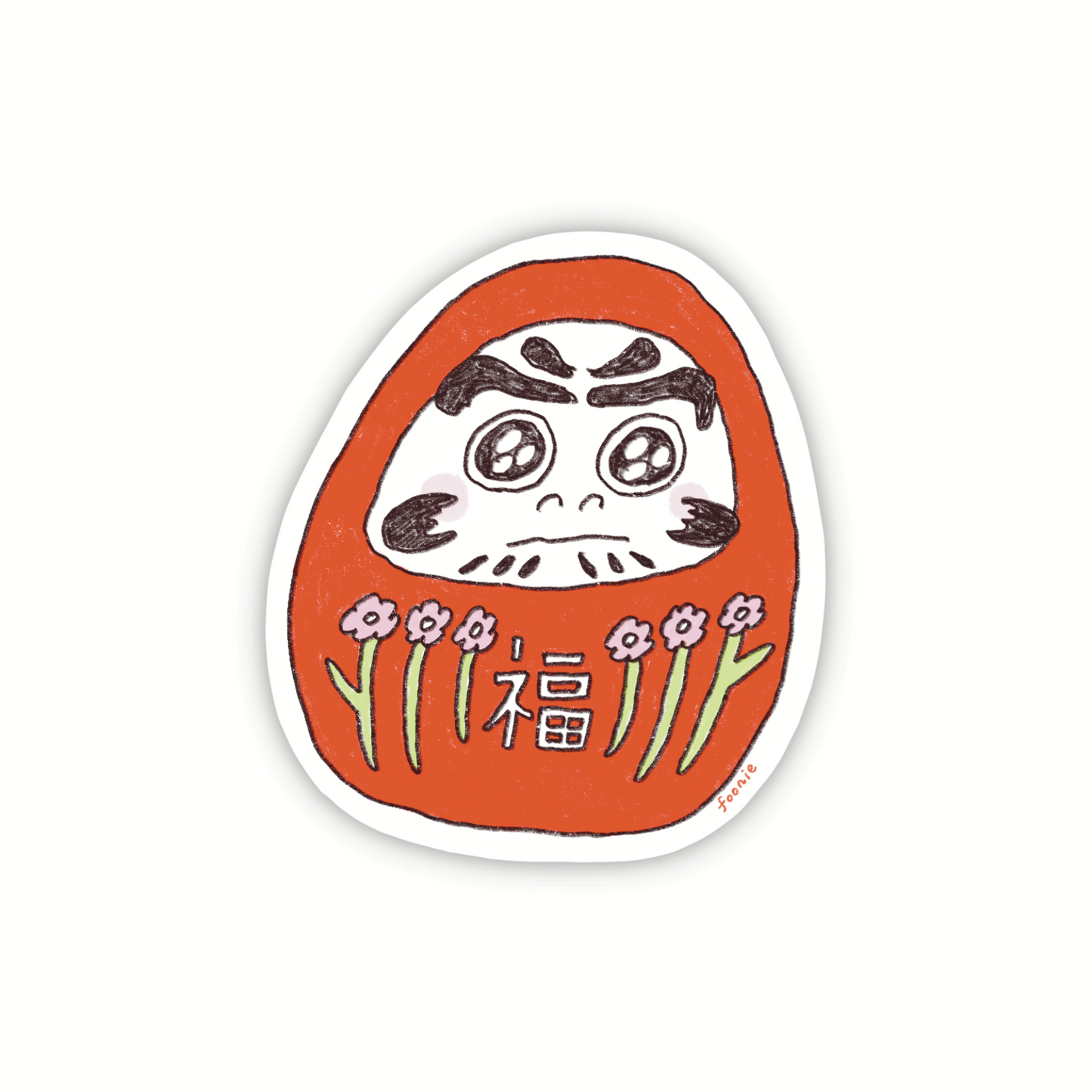 Daruma Sticker