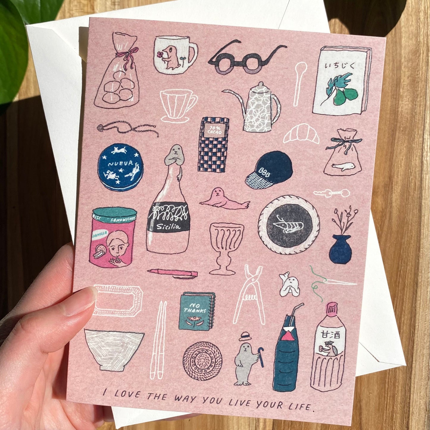 Everyday Objects - Just Because Card