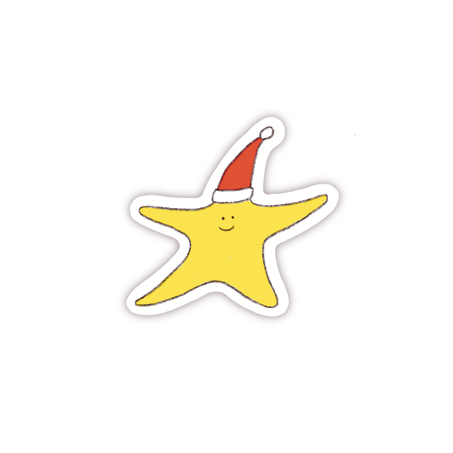 Merry Star Mini Sticker
