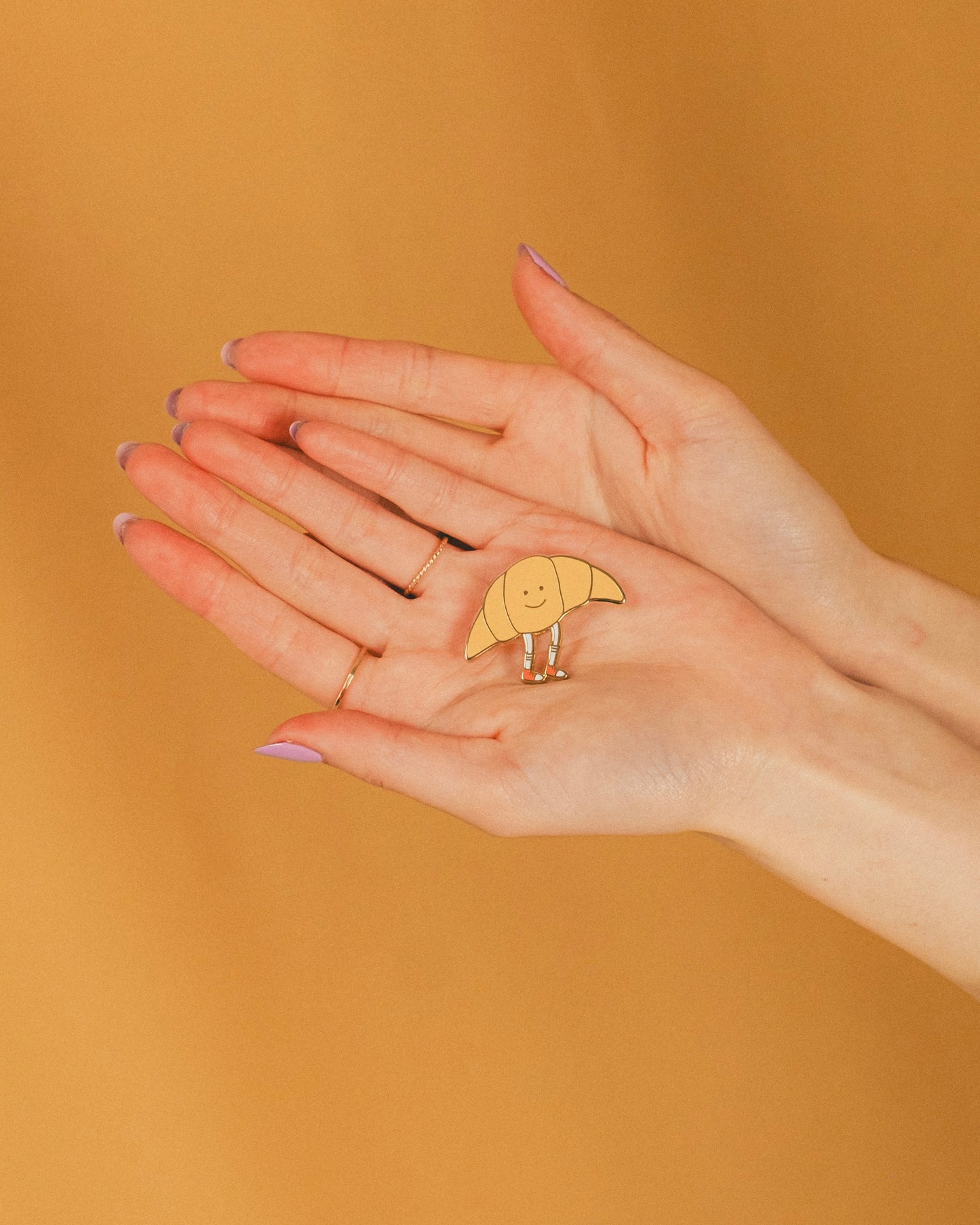 Mr. Croissant Pin