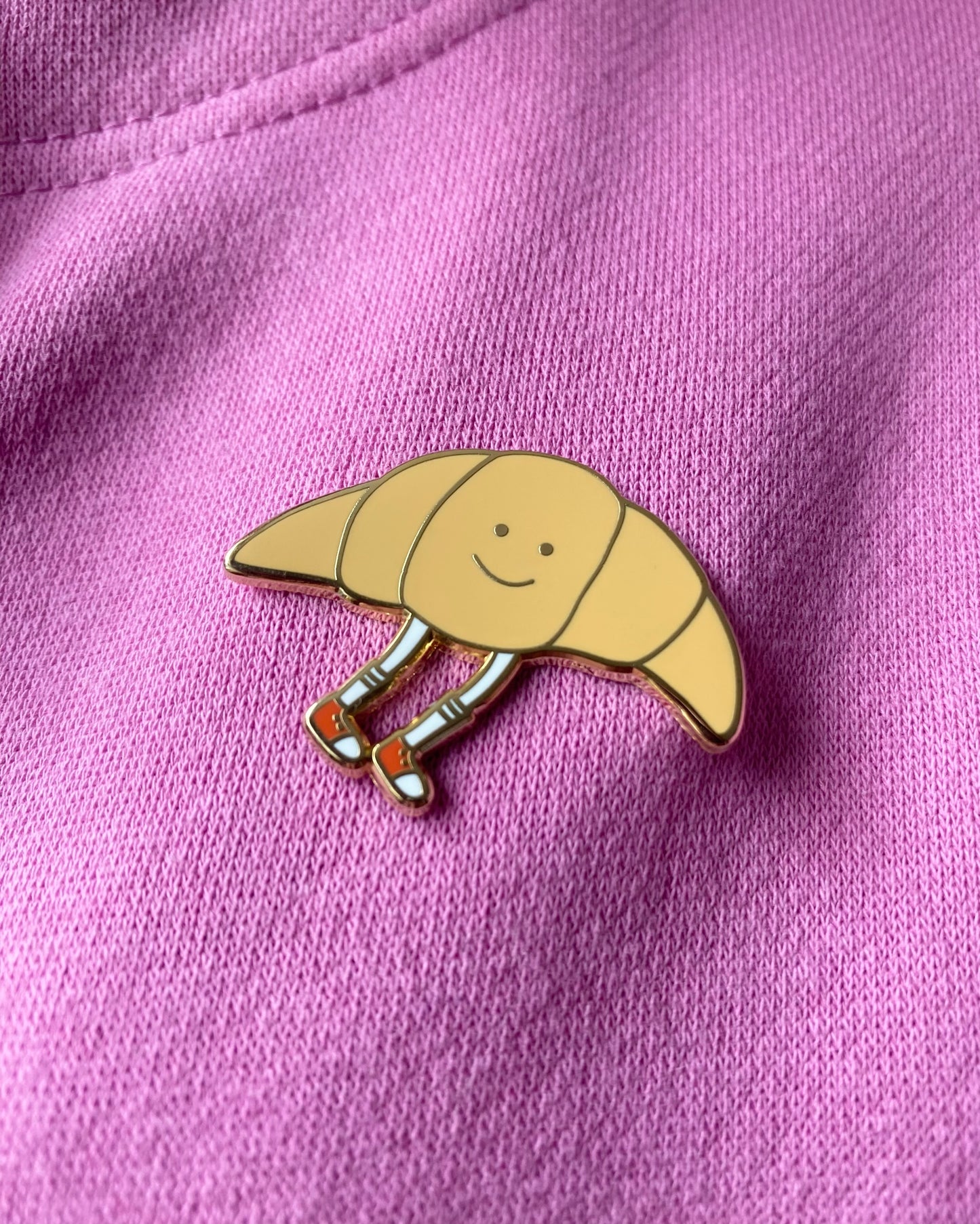 Mr. Croissant Pin