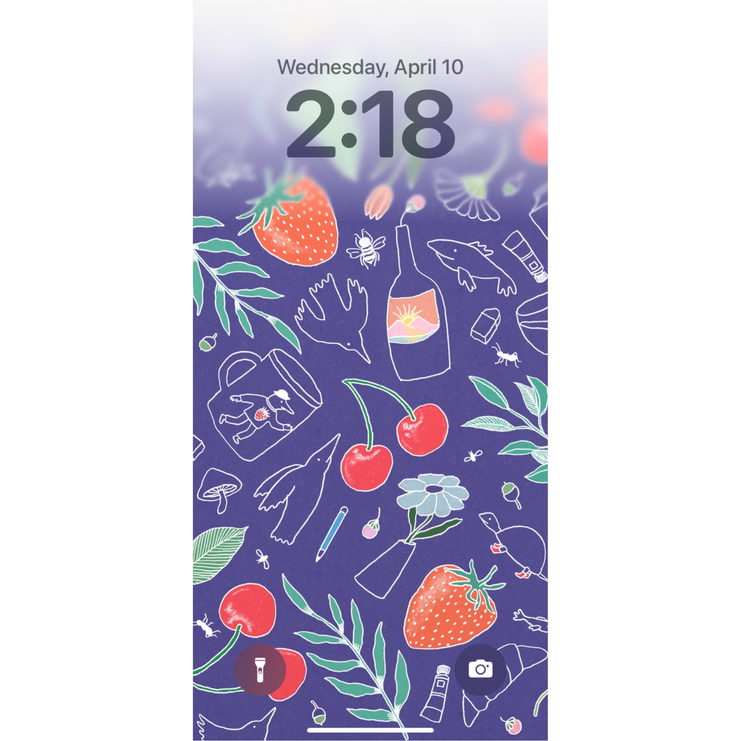 Petit Happiness iPhone Wallpaper (Free)