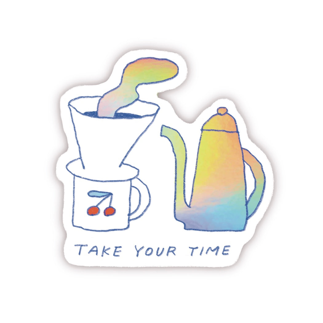 Slow Coffee Sticker