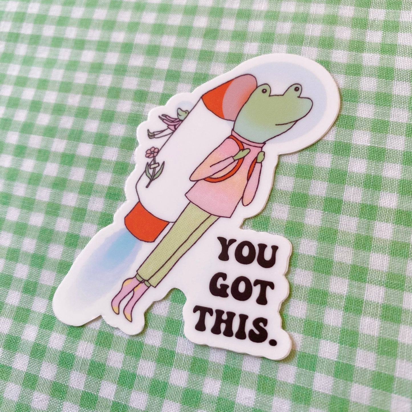Astro-Frog Sticker