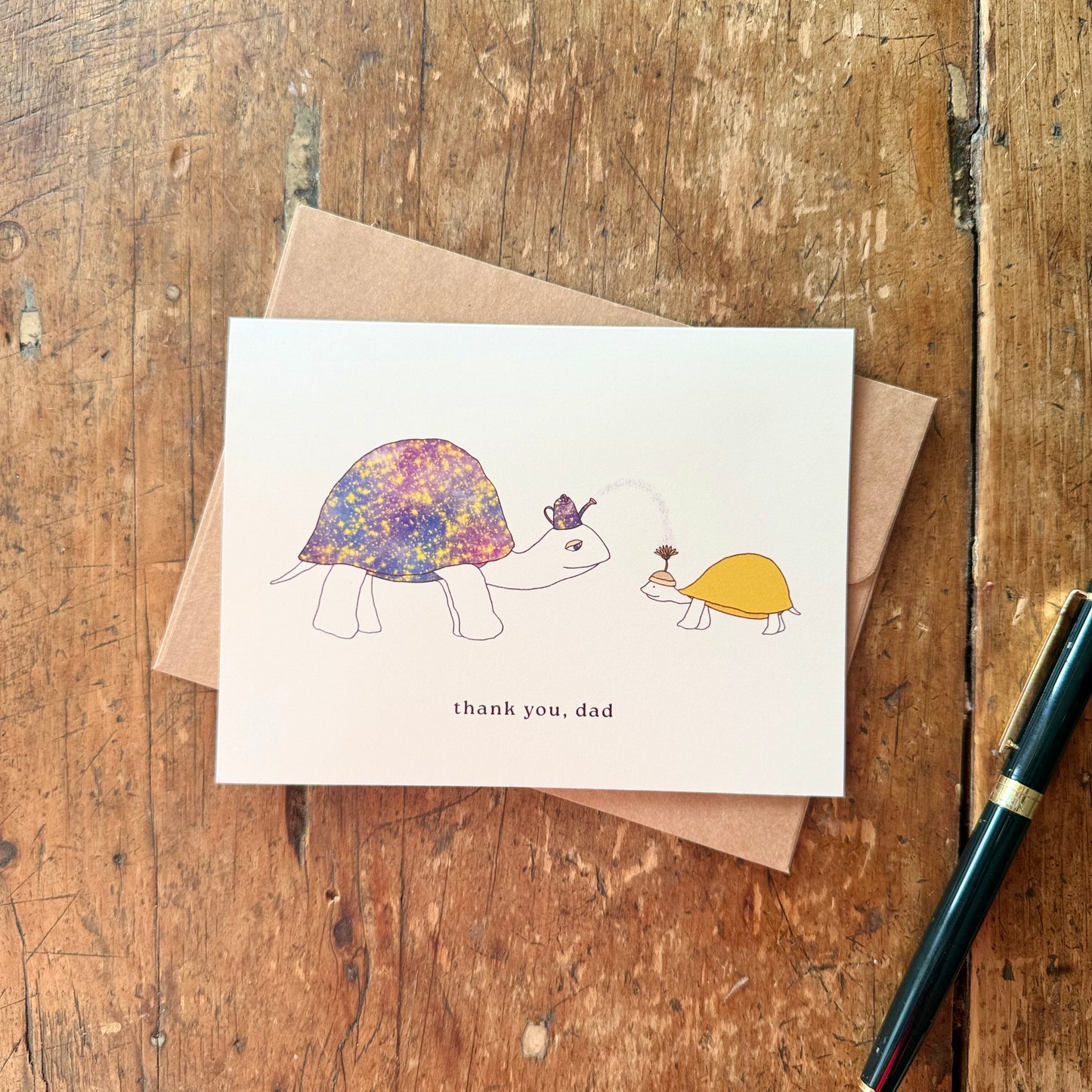 Turtle Dad - Card for Fathers EN/FR