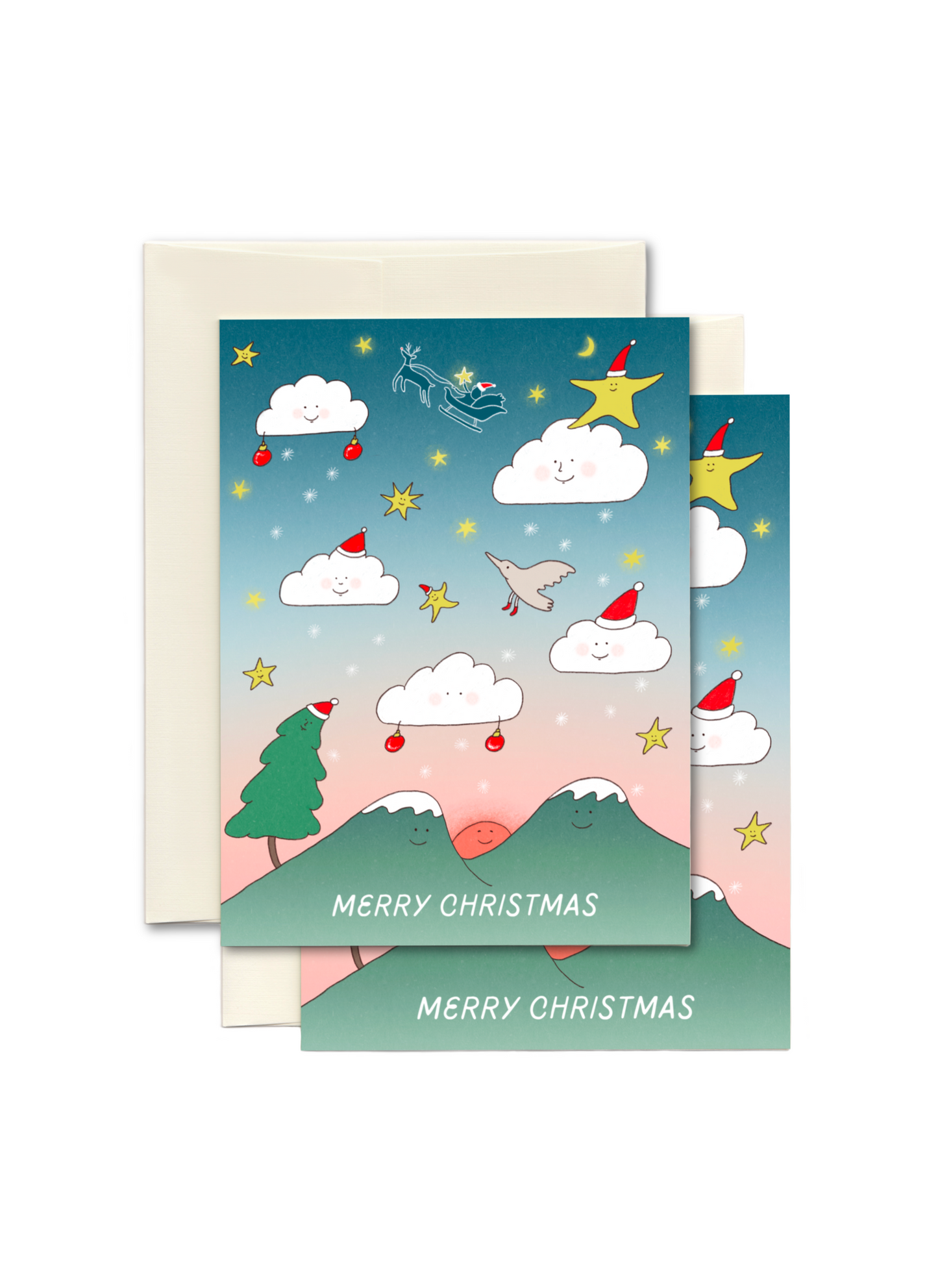 Holiday Card Set of 8 - Mixed Designs EN