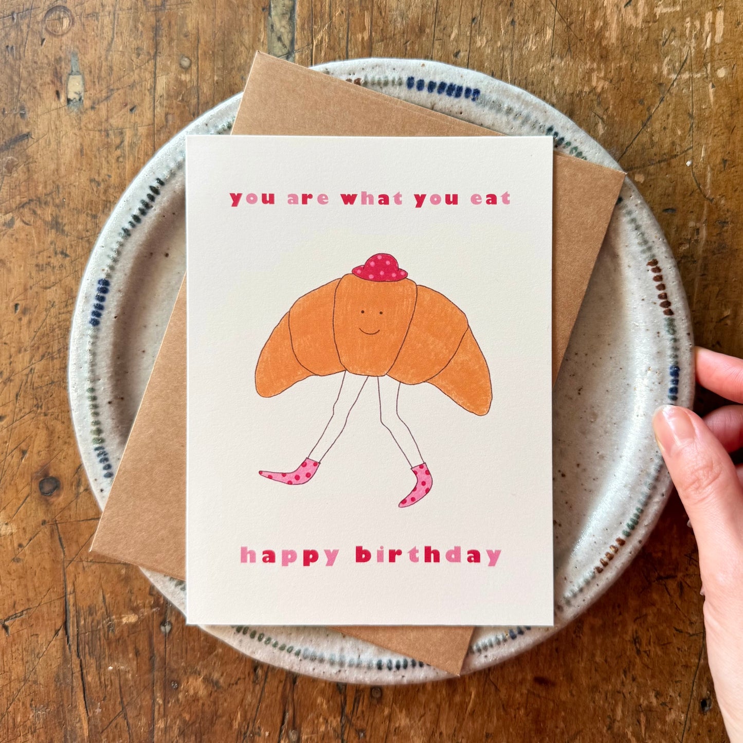 Croissant - Birthday Card