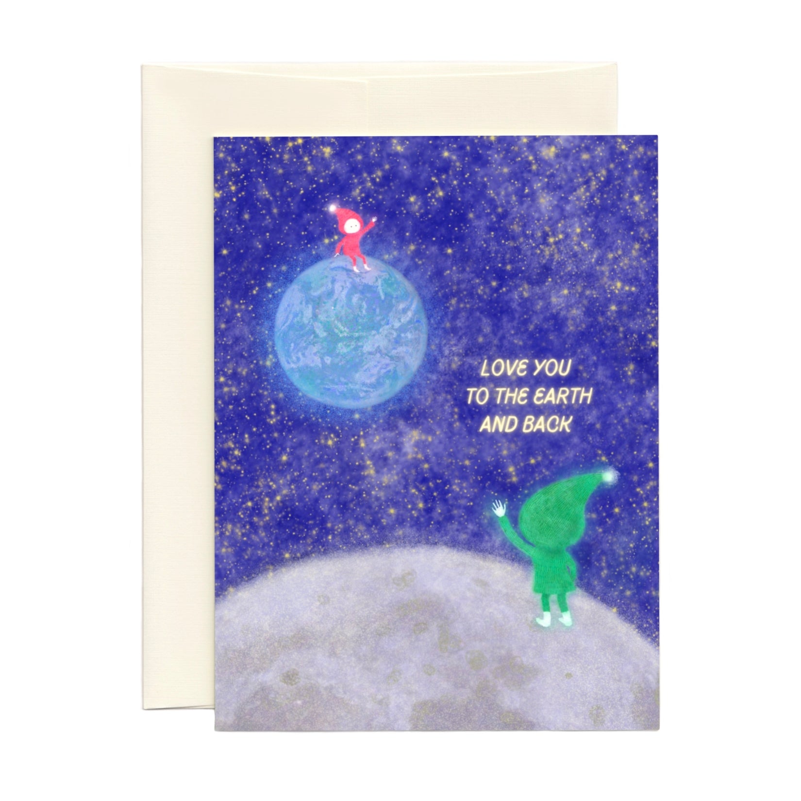 To the Earth and Back - Love you Card – foonie