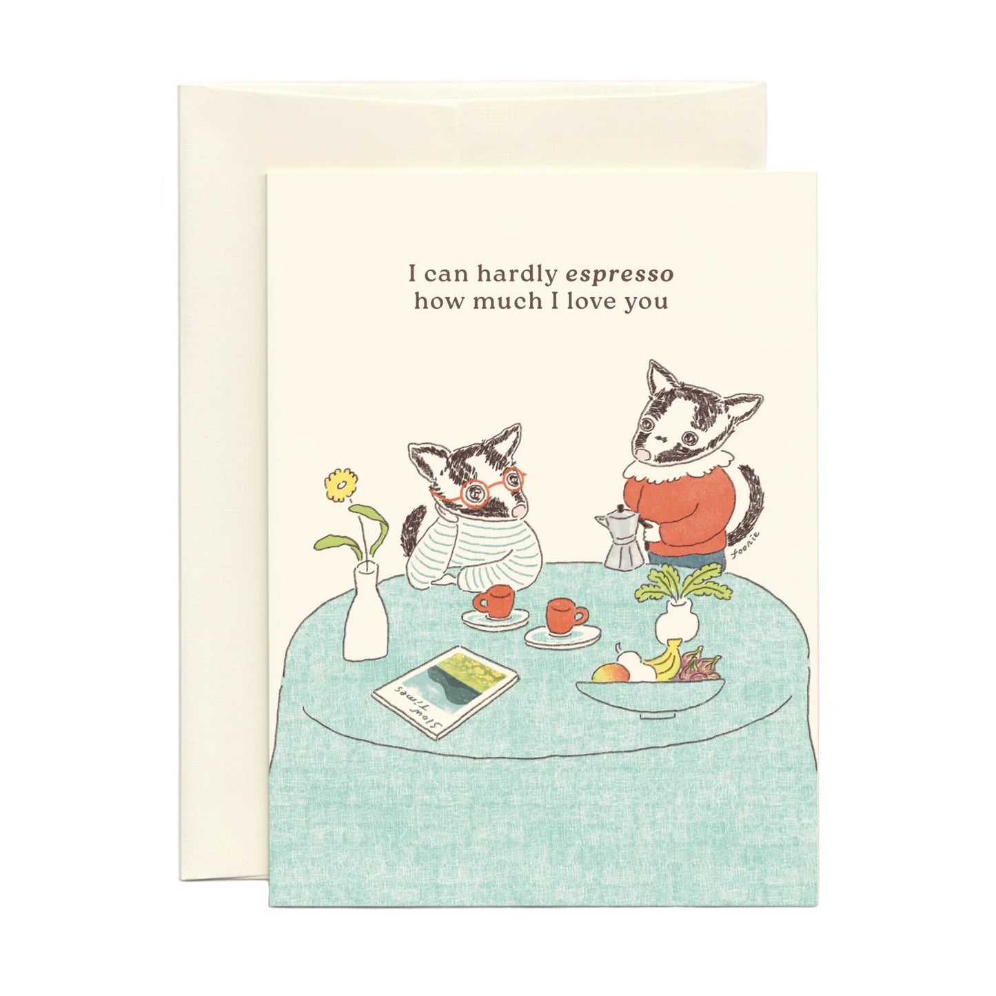 Espresso Love - Just Because Card
