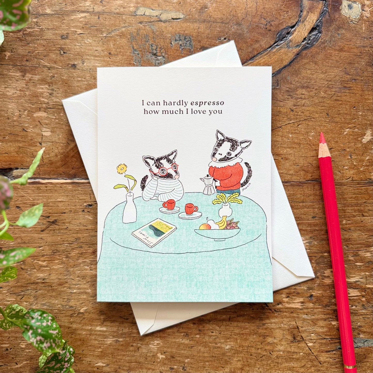 Espresso Love - Just Because Card
