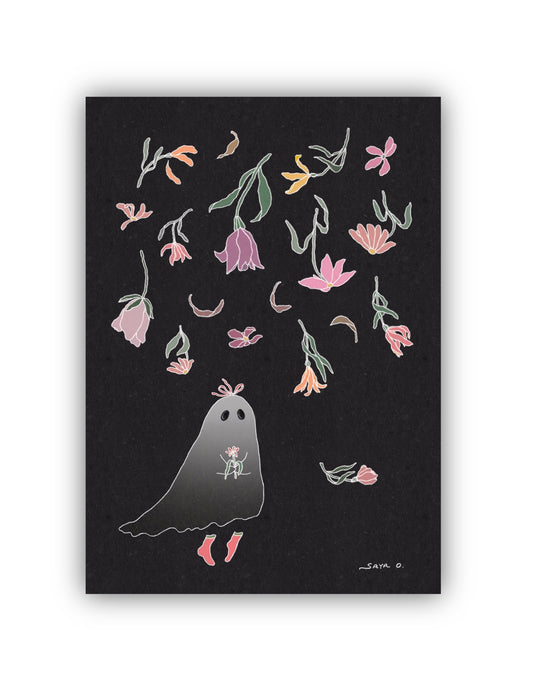 The Floral Ghost Print 5 x 7"
