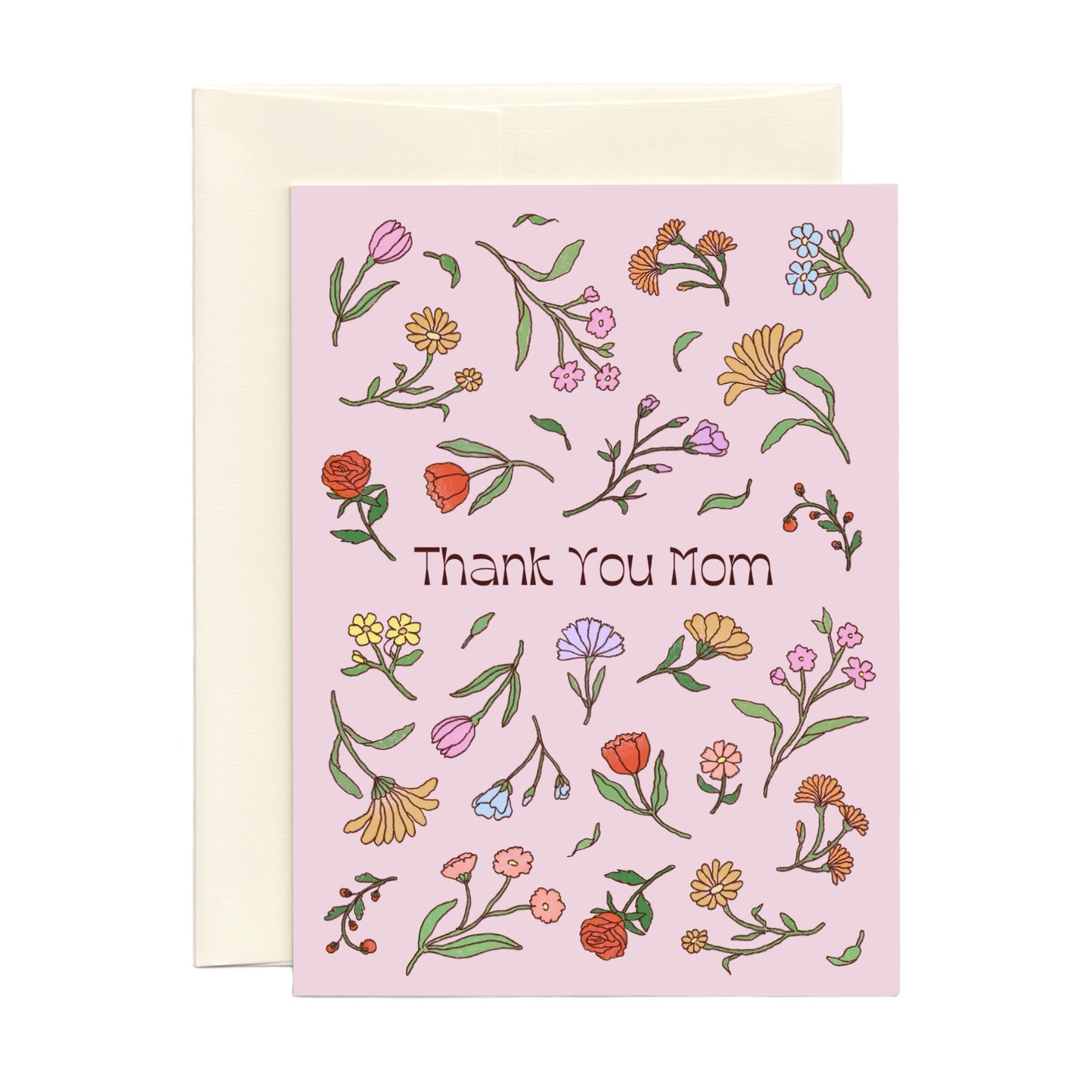 Flowers - Card for Mothers EN/FR