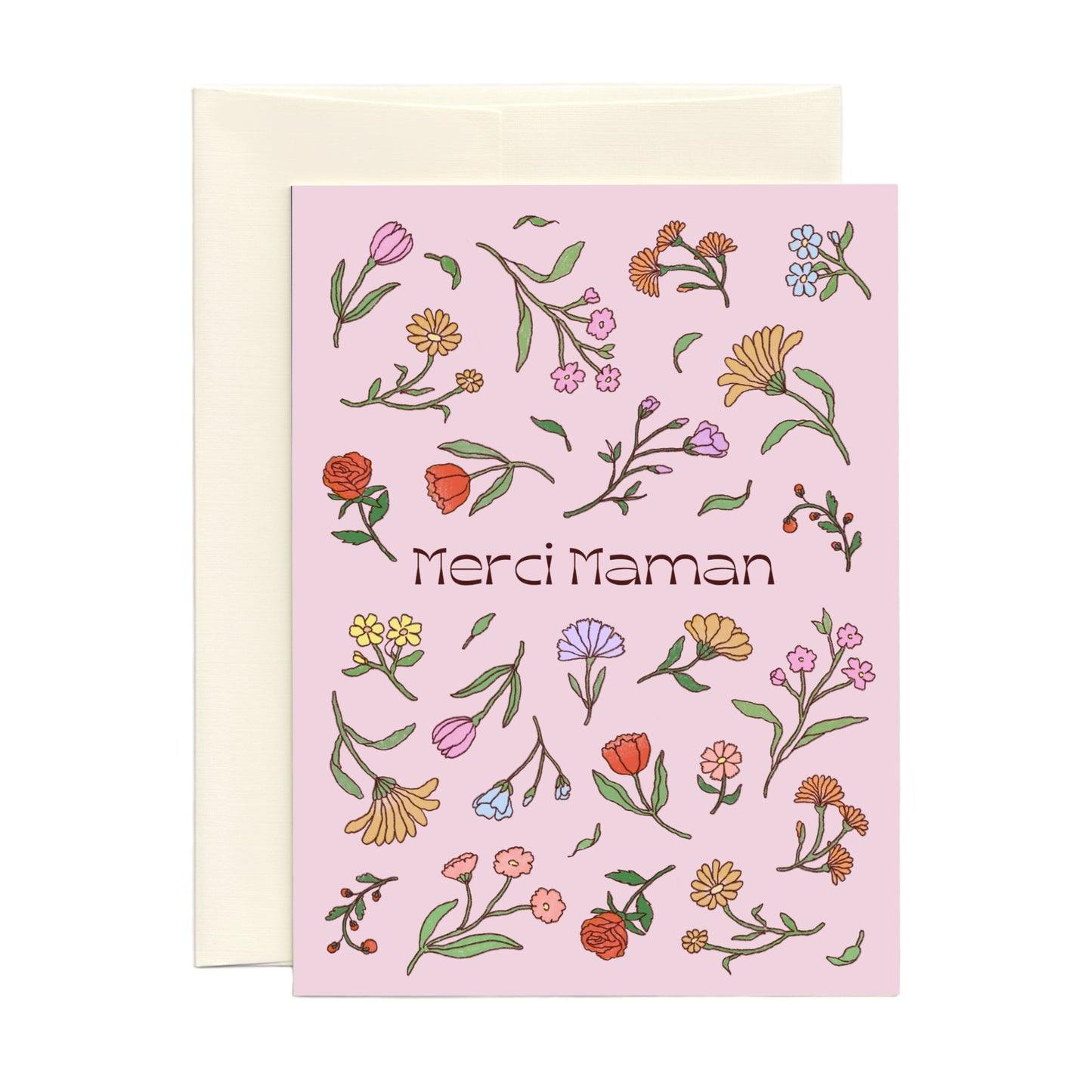 Flowers - Card for Mothers EN/FR