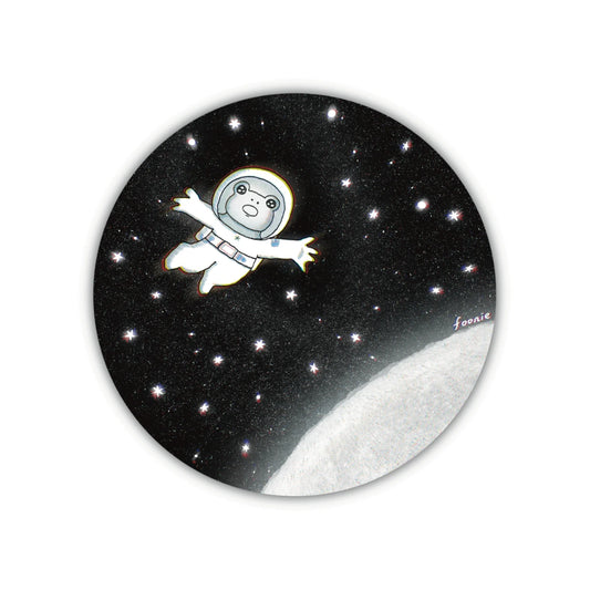 Frog Astronaut Sticker