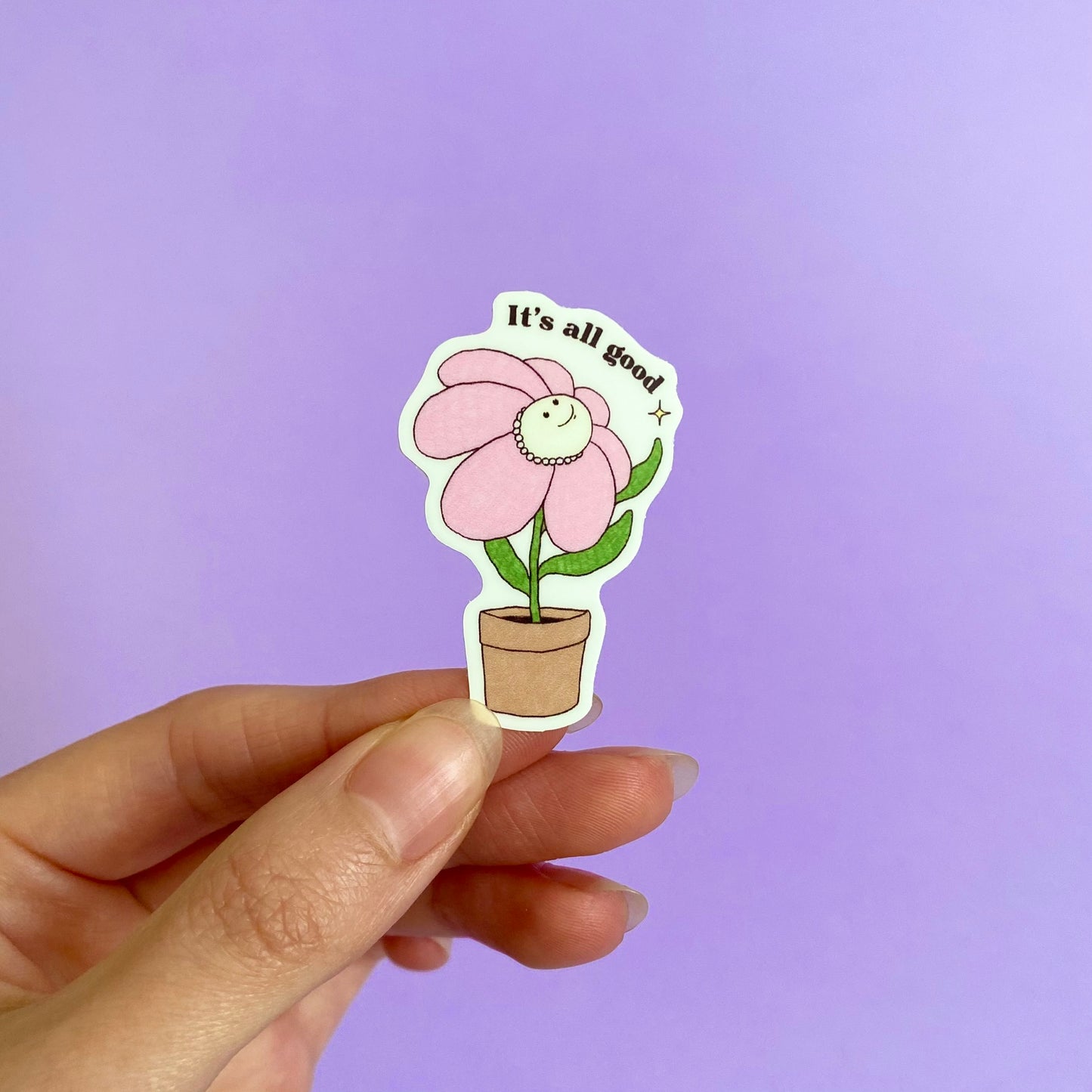 Happy Flower Mini Sticker