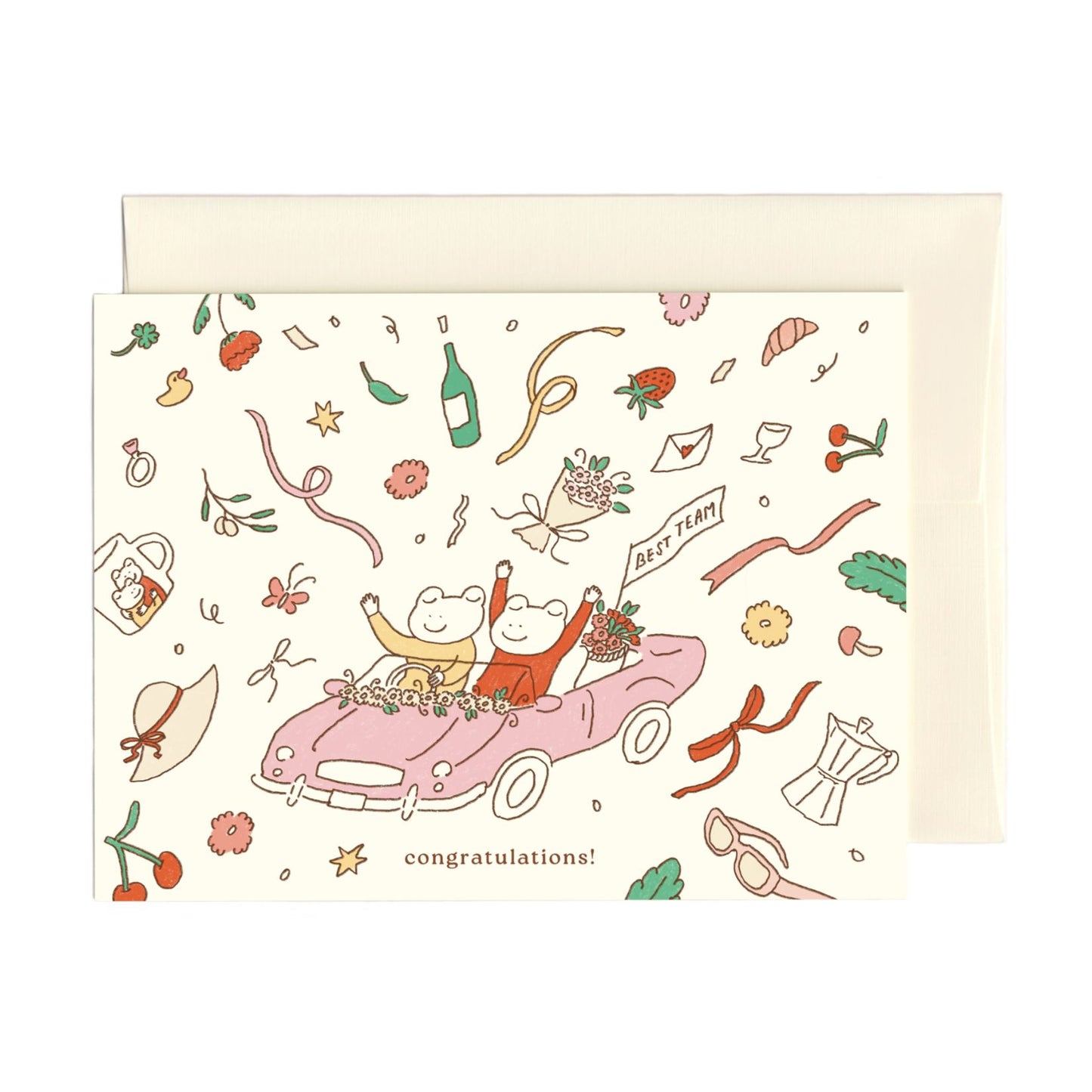 Just Married - Wedding Card EN/FR