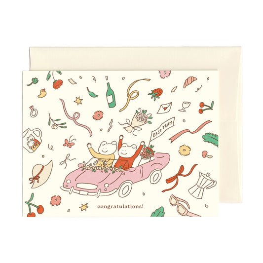 Just Married - Wedding Card EN/FR