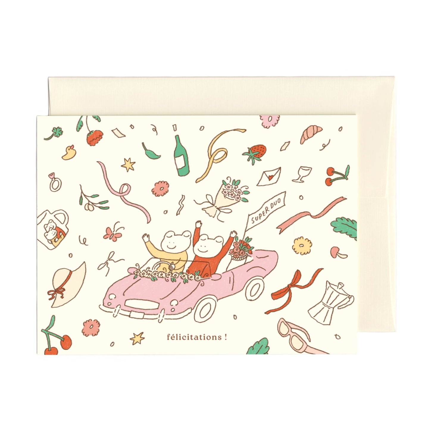Just Married - Wedding Card EN/FR
