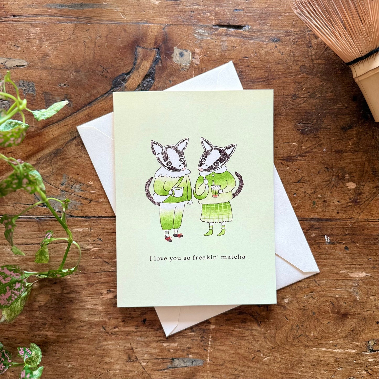 Love You So Matcha - Just Because Card