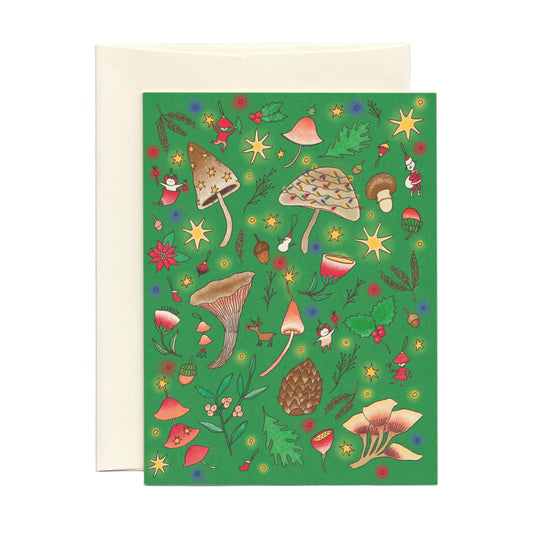 Mushroom - Christmas Card