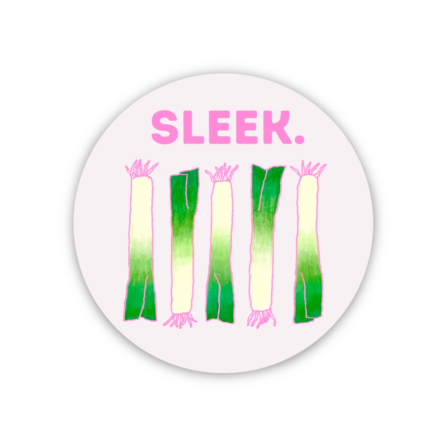 Sleek Leek Sticker