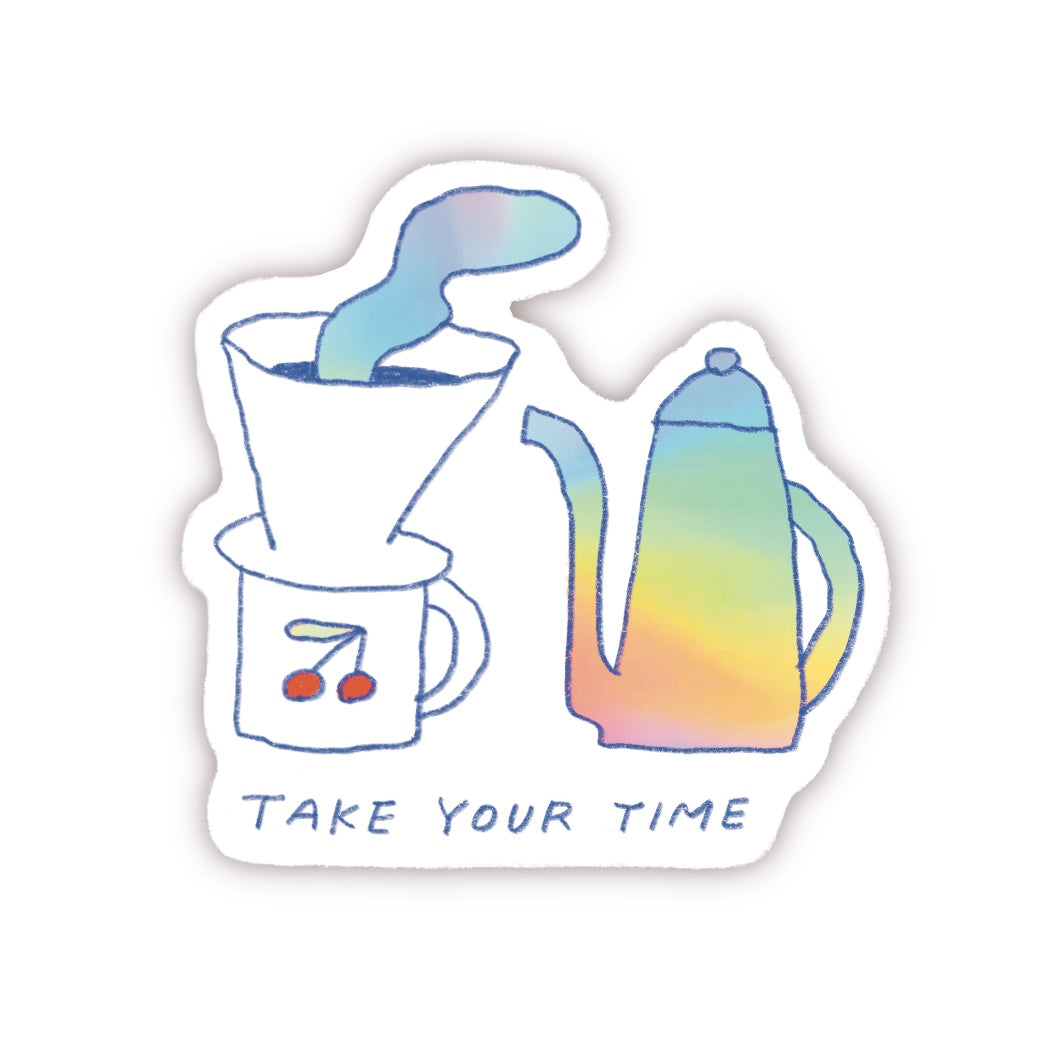 Slow Coffee Sticker